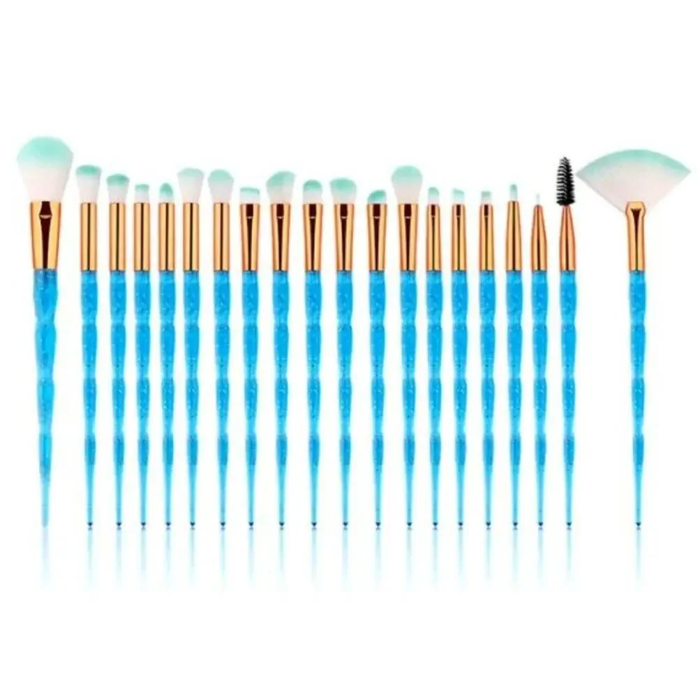 20 Piece Diamond Point Make Up Brush Set